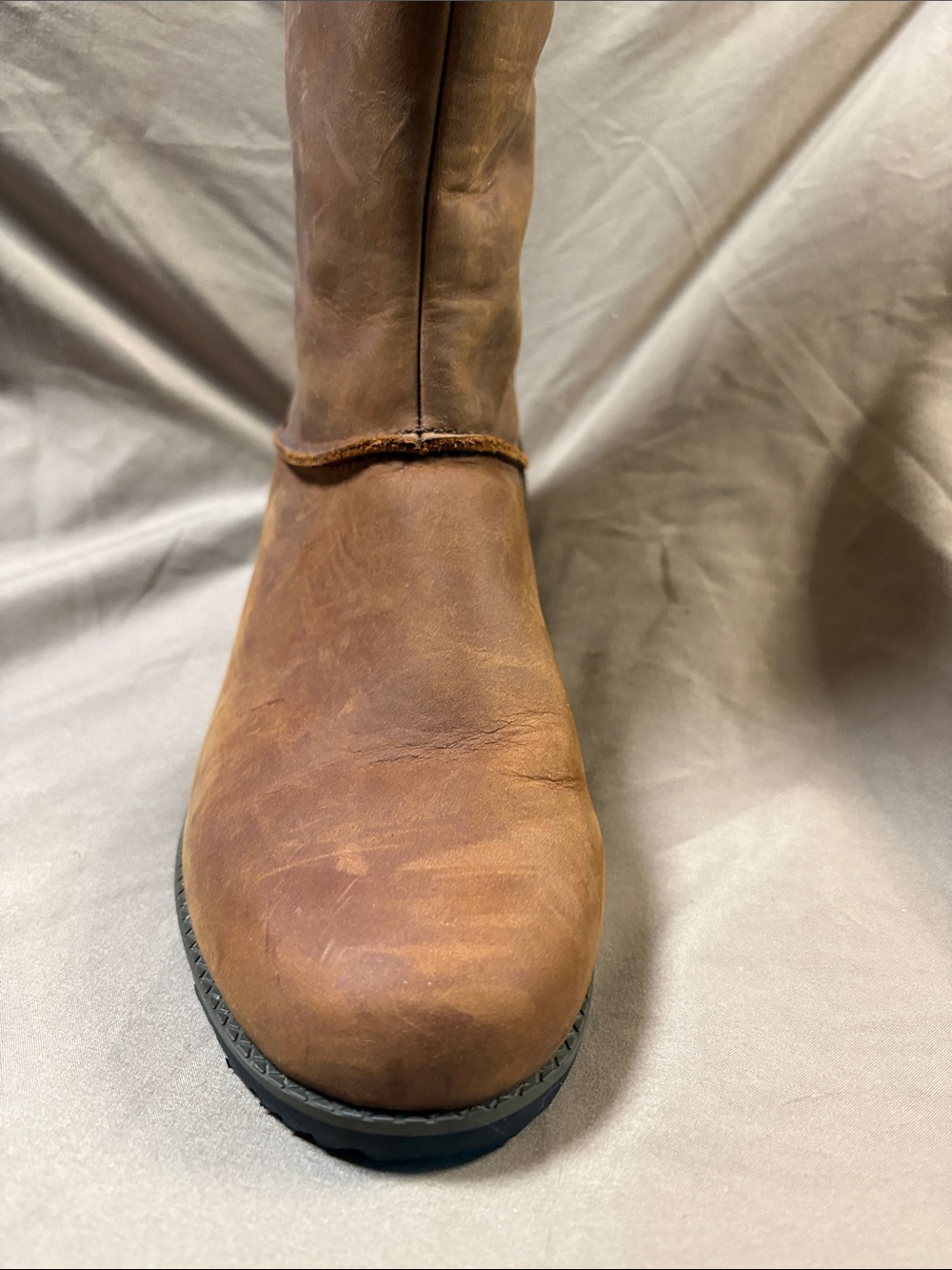 Eddie Bauer Chestnut Leather Tall Pull-On Boots - Picture 16 of 16